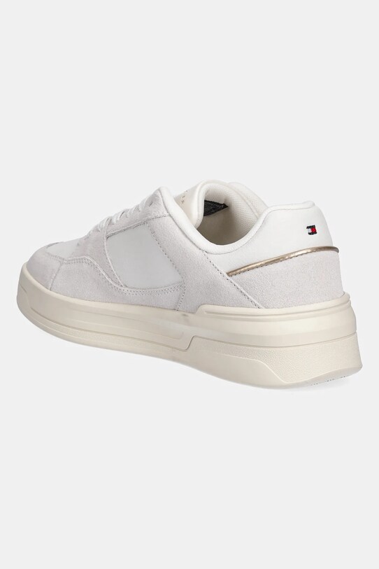 Обувь Кожаные кроссовки Tommy Hilfiger ESSENTIAL BASKET SNEAKER FW0FW08456 бежевый
