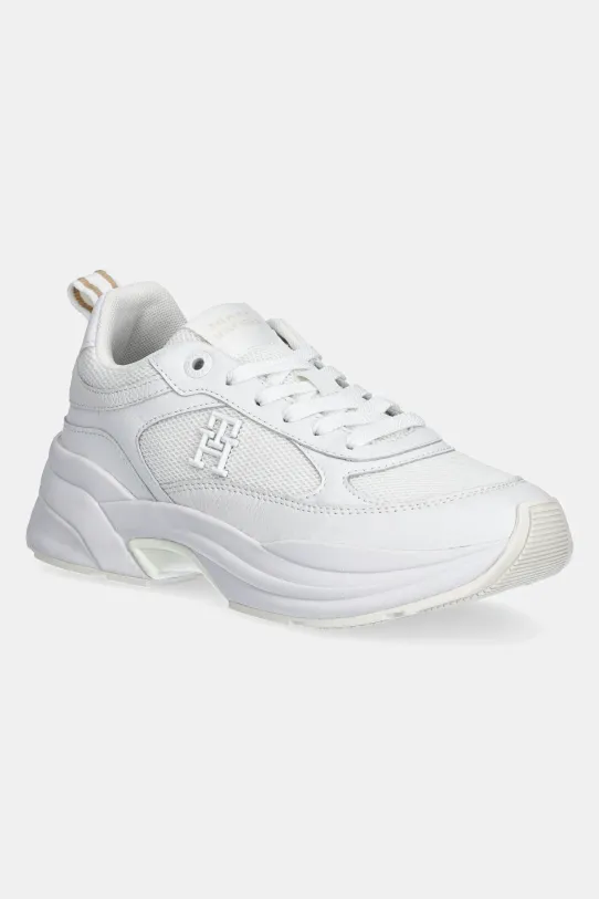 Tommy Hilfiger sneakersy TH CHUNKY RUNNER tekstylny biały FW0FW08474