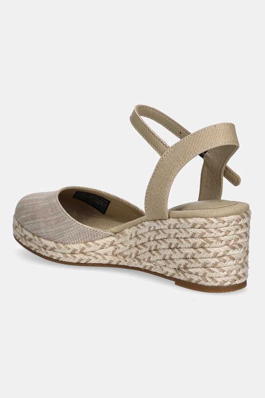Παπούτσια Εσπαντρίγιες Tommy Hilfiger CHAMBRAY MID WEDGE ESPAD FW0FW08477 μπεζ