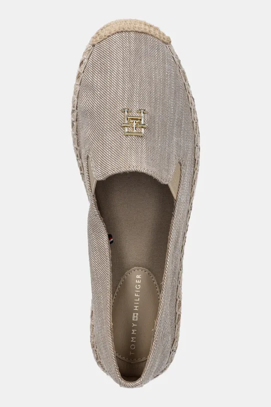 Espadrilky Tommy Hilfiger CHAMBRAY ESPADRILLE béžová FW0FW08539