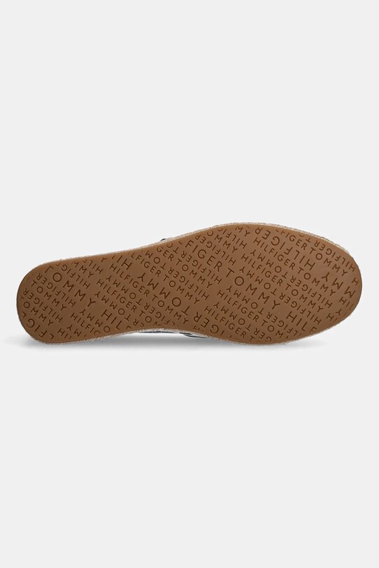 Кожаные эспадрильи Tommy Hilfiger TH LOGO LEATHER ESPADRILLE FW0FW08540 чёрный