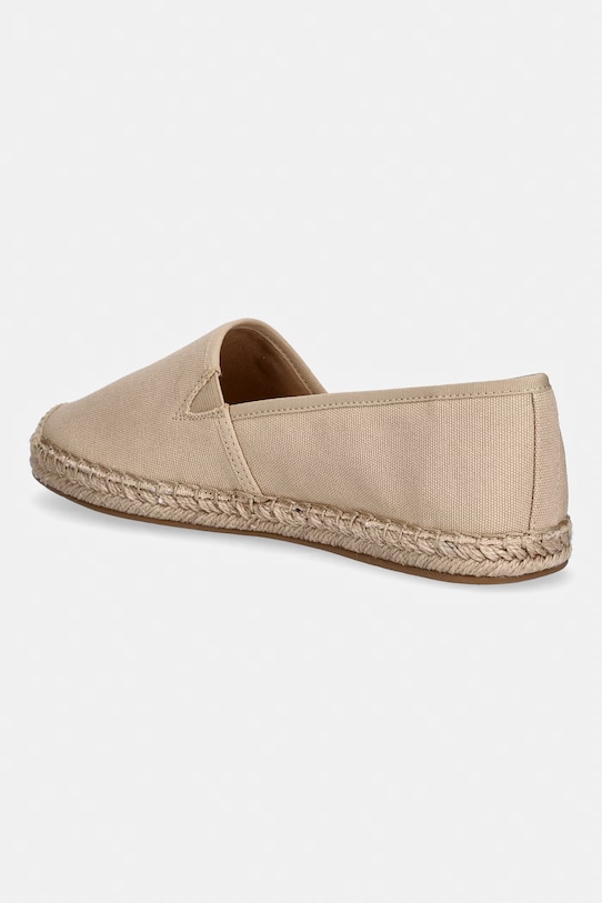 Obuv Tommy Hilfiger espadrilky dámske FLAG CANVAS ESPADRILLE FW0FW08541 béžová