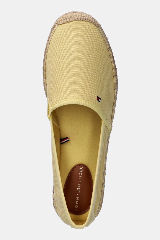 Еспадрилі Tommy Hilfiger FLAG CANVAS ESPADRILLE жовтий FW0FW08541