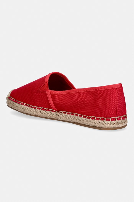 Boty Tommy Hilfiger espadrily dámské FLAG CANVAS ESPADRILLE FW0FW08541 červená
