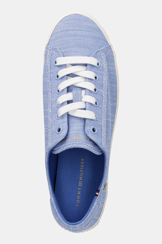 Πάνινα παπούτσια Tommy Hilfiger VULC SNEAKER CHAMBREY μπλε FW0FW08561