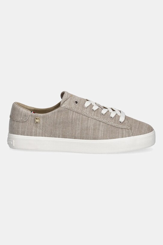 Кеды Tommy Hilfiger VULC SNEAKER CHAMBREY FW0FW08561 бежевый SS25