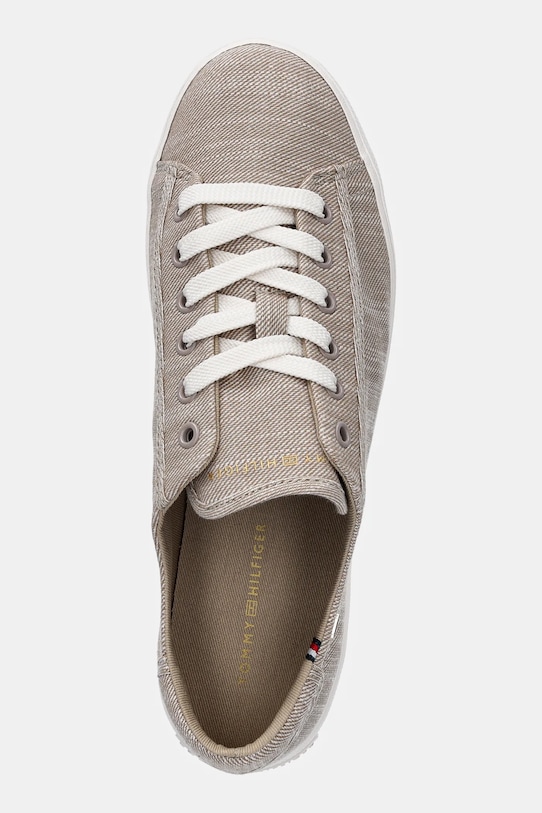 Tenisky Tommy Hilfiger VULC SNEAKER CHAMBREY béžová FW0FW08561