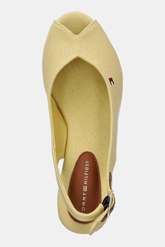 Сандалии Tommy Hilfiger FLAG MID WEDGE ESPAD SLINGBACK жёлтый FW0FW08595