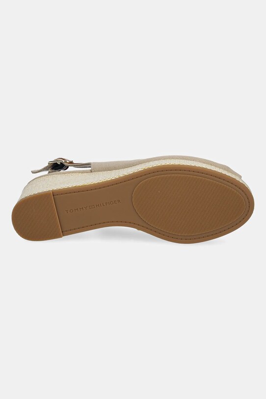 Tommy Hilfiger sandale FLAG MID WEDGE ESPAD SLINGBACK FW0FW08595 bej