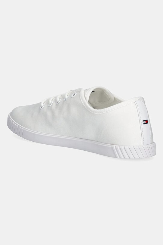 Obuća Tenisice Tommy Hilfiger CANVAS LACE UP SNEAKER FW0FW08641 bijela