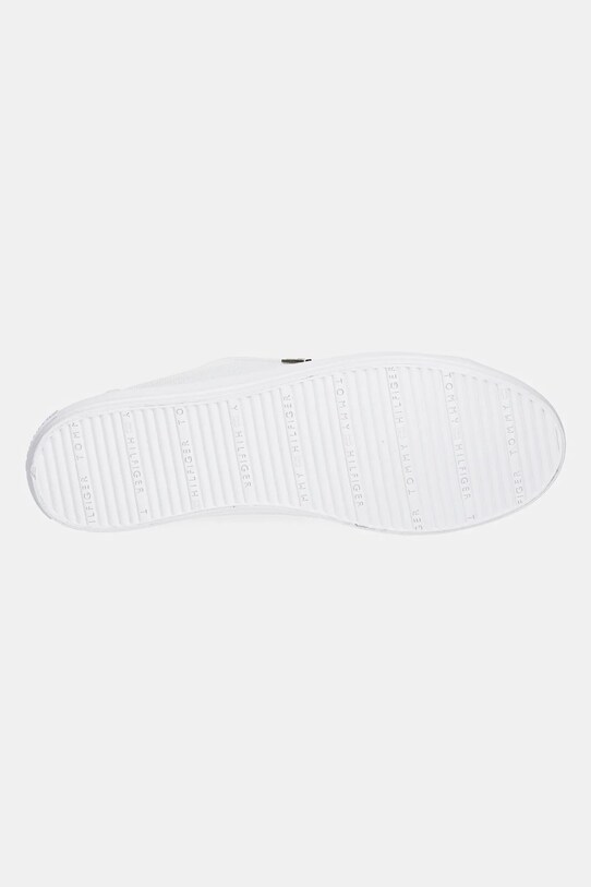 Πάνινα παπούτσια Tommy Hilfiger VULC CANVAS LACE UP SNEAKER FW0FW08647 λευκό