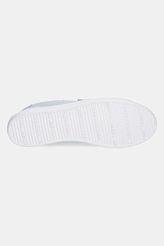 Πάνινα παπούτσια Tommy Hilfiger VULC CANVAS LACE UP SNEAKER FW0FW08647 μπλε