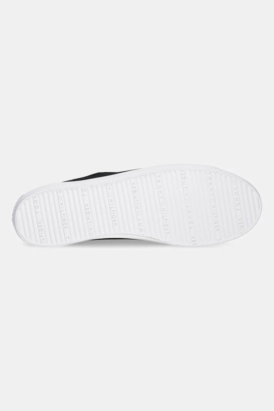 Tommy Hilfiger teniși VULC CANVAS LACE UP SNEAKER FW0FW08647 negru