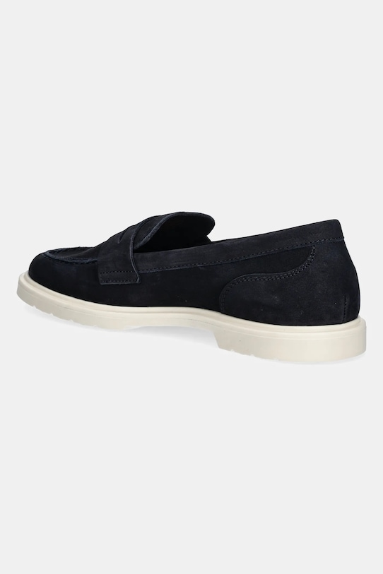 Obuwie Tommy Hilfiger mokasyny nubukowe FLAG SOFT NUBUCK LOAFER FW0FW08679 granatowy