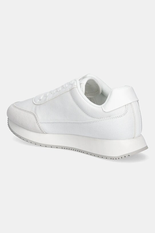 Obuv Tenisky Calvin Klein Jeans RETRO RUNNER LOW LACEUP CANVAS YW0YW01888 biela