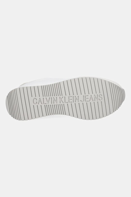 Tenisky Calvin Klein Jeans RETRO RUNNER LOW LACEUP CANVAS YW0YW01888 biela