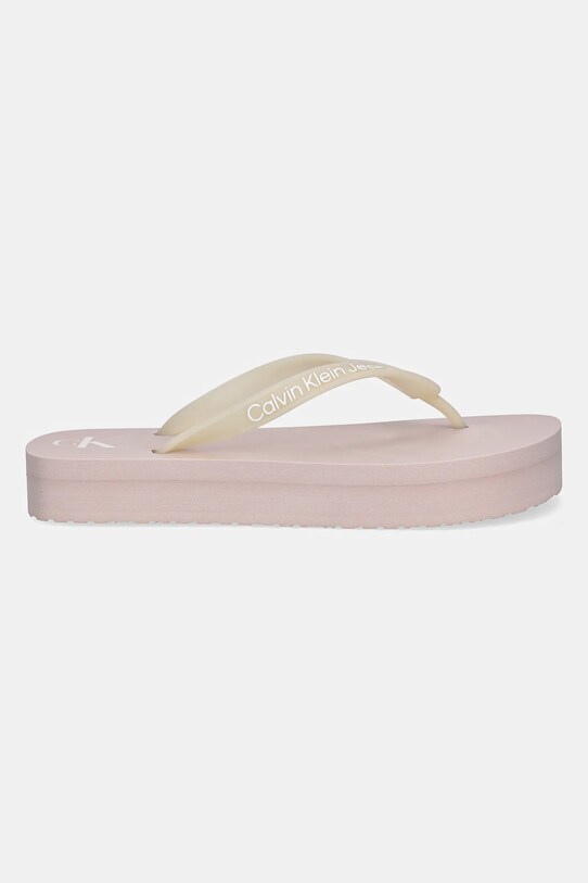 В'єтнамки Calvin Klein Jeans BEACH SANDAL FLATFORM TPU YW0YW01830 рожевий SS25