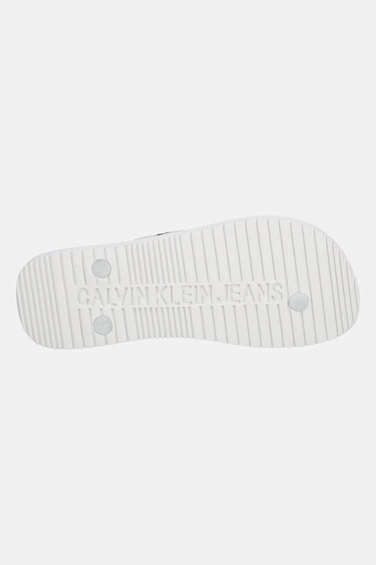 Šľapky Calvin Klein Jeans BEACH SANDAL TRANSPARENT TPU YW0YW01829 biela