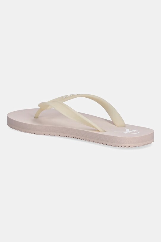 Obuv Šľapky Calvin Klein Jeans BEACH SANDAL TRANSPARENT TPU YW0YW01829 béžová