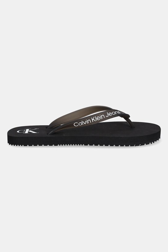 Šľapky Calvin Klein Jeans BEACH SANDAL TRANSPARENT TPU YW0YW01829 čierna SS25