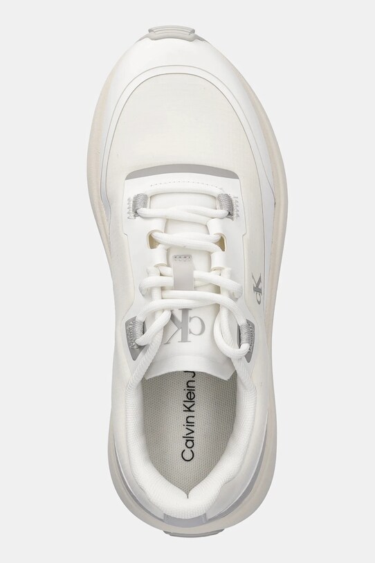 Sneakers boty Calvin Klein Jeans ATHLEISURE RUNNER LACEUP NT bílá YW0YW01823