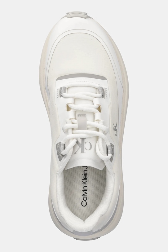 Sneakers boty Calvin Klein Jeans ATHLEISURE RUNNER LACEUP NT bílá YW0YW01823