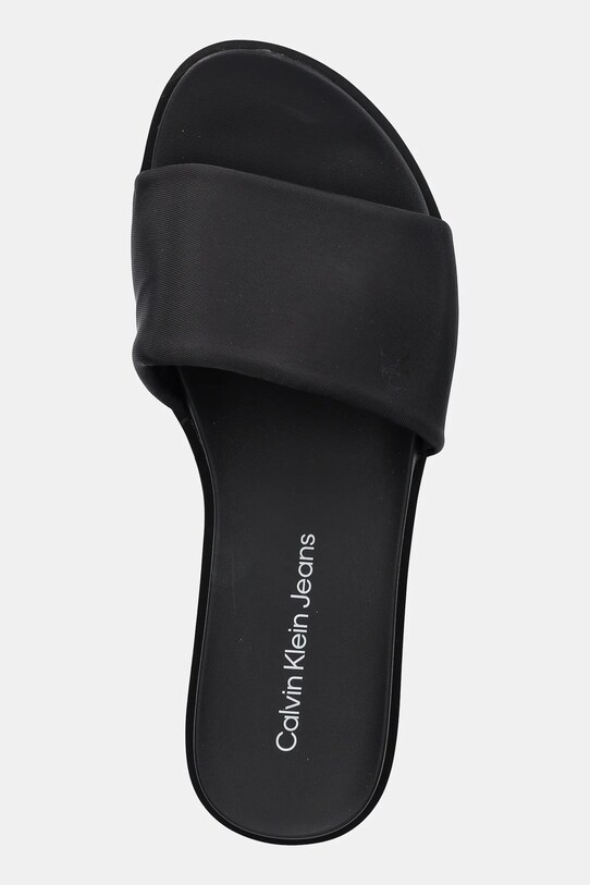 Шлепанцы Calvin Klein Jeans FLATFORM SANDAL SLIDE IN NYLON чёрный YW0YW01791