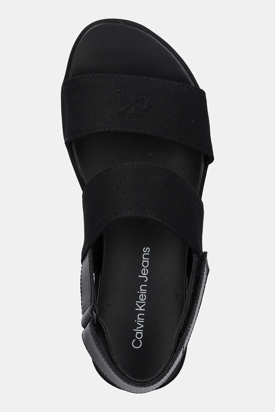 Calvin Klein Jeans sandale FLATFORM SANDAL SLING IN negru YW0YW01788