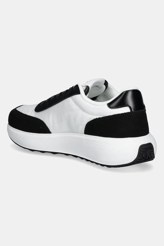 Boty Sneakers boty Calvin Klein Jeans ATHLEISURE RUNNER LACEUP MIX WN YW0YW01774 bílá