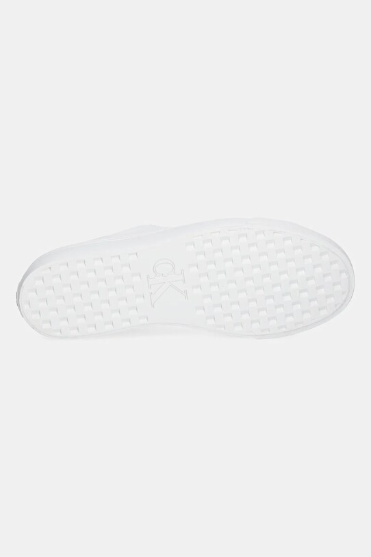 Calvin Klein Jeans sneakersy VULC FLATFORM LOW MG LTH YW0YW01771 biały