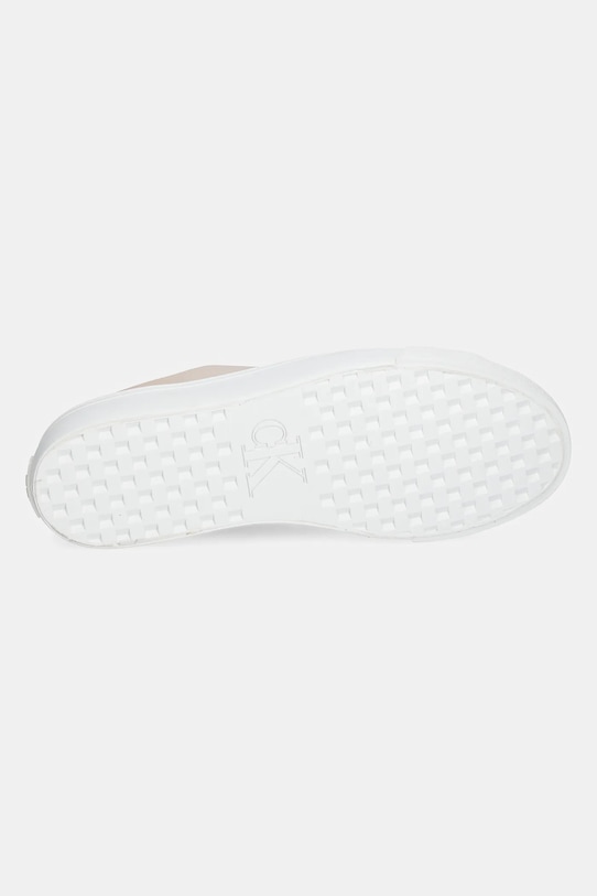 Calvin Klein Jeans sneakersy VULC FLATFORM LOW MG LTH YW0YW01771 pomarańczowy