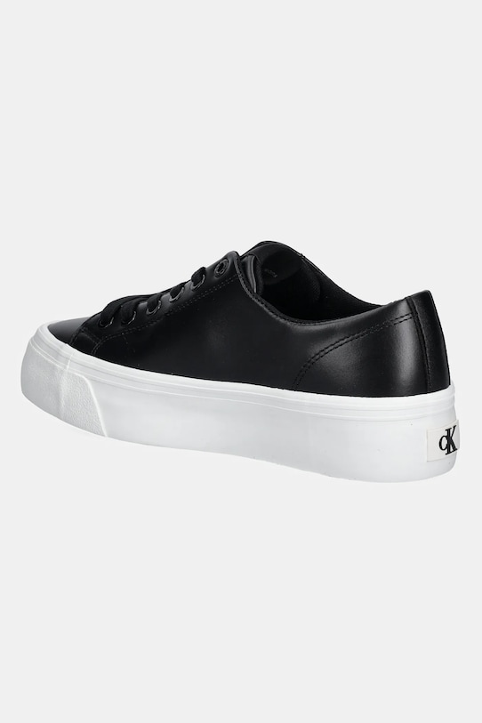 Boty Sneakers boty Calvin Klein Jeans VULC FLATFORM LOW MG LTH YW0YW01771 černá