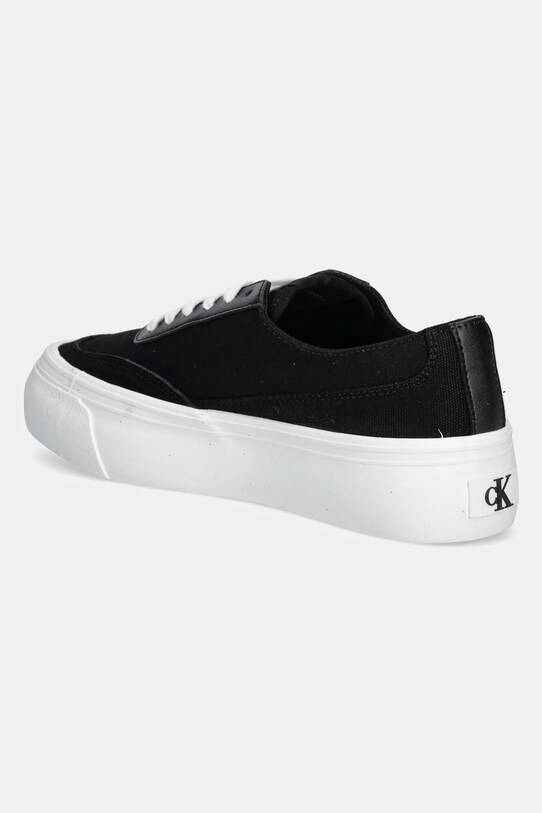 Încălțăminte Calvin Klein Jeans teniși VULC FLATFORM LOW CV MIX MG YW0YW01770 negru