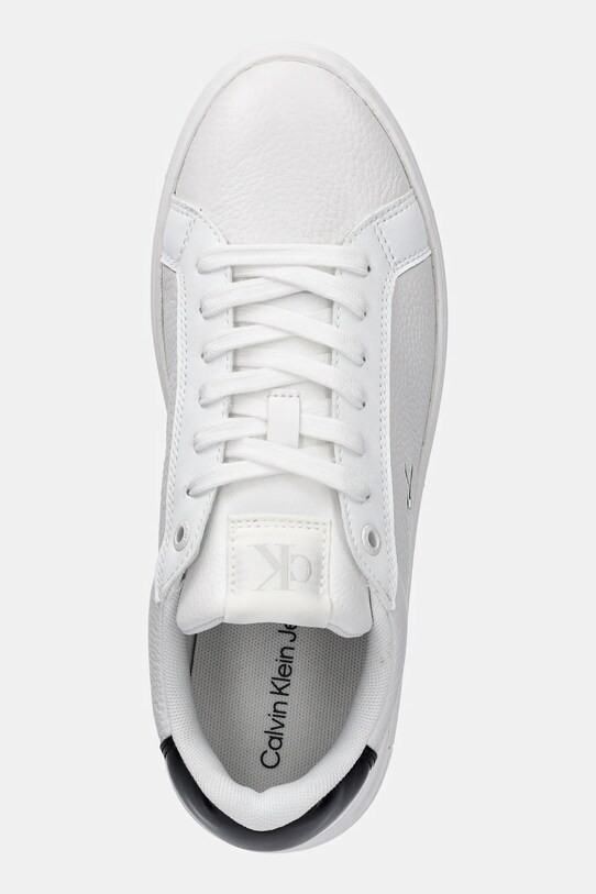Calvin Klein Jeans sneakersy BOLD FLATF LOW LACE MG biały YW0YW01766