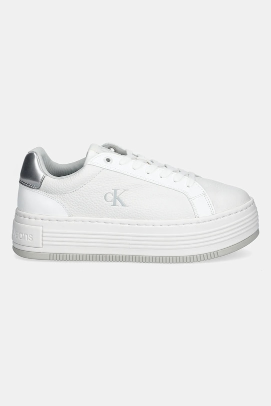 Calvin Klein Jeans sneakersy BOLD FLATF LOW LACE MG YW0YW01766 biały SS25