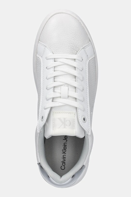 Calvin Klein Jeans sneakersy BOLD FLATF LOW LACE MG biały YW0YW01766