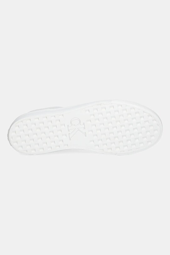 Calvin Klein Jeans trampki VULC FLATFORM MID CV MG YW0YW01764 biały
