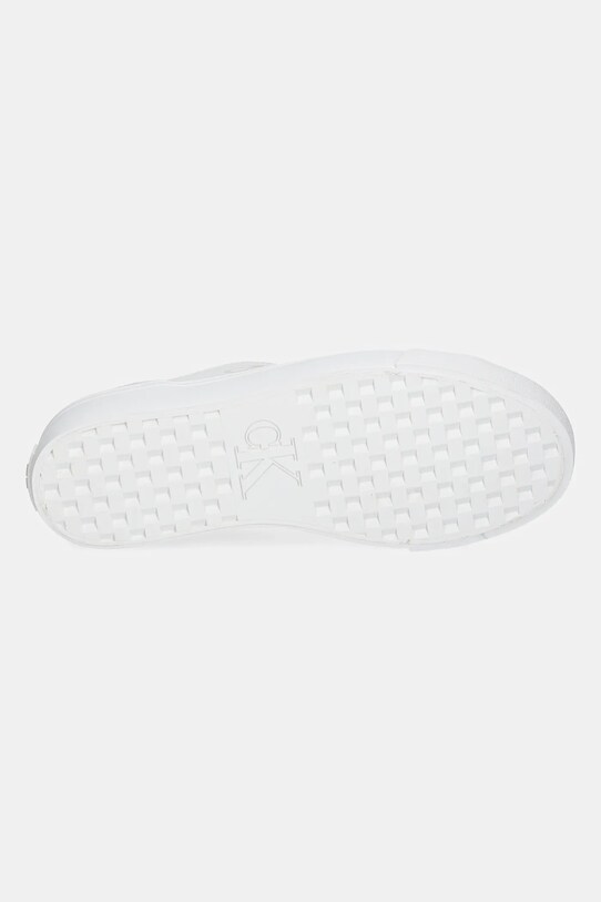 Tenisky Calvin Klein Jeans VULC FLATFORM LOW CV MG YW0YW01763 bílá