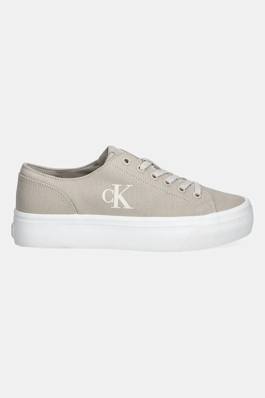 Ниски кецове Calvin Klein Jeans VULC FLATFORM LOW CV MG YW0YW01763 бежов SS25