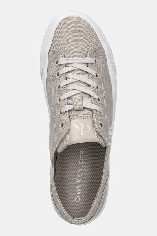 Tenisky Calvin Klein Jeans VULC FLATFORM LOW CV MG sivá YW0YW01763