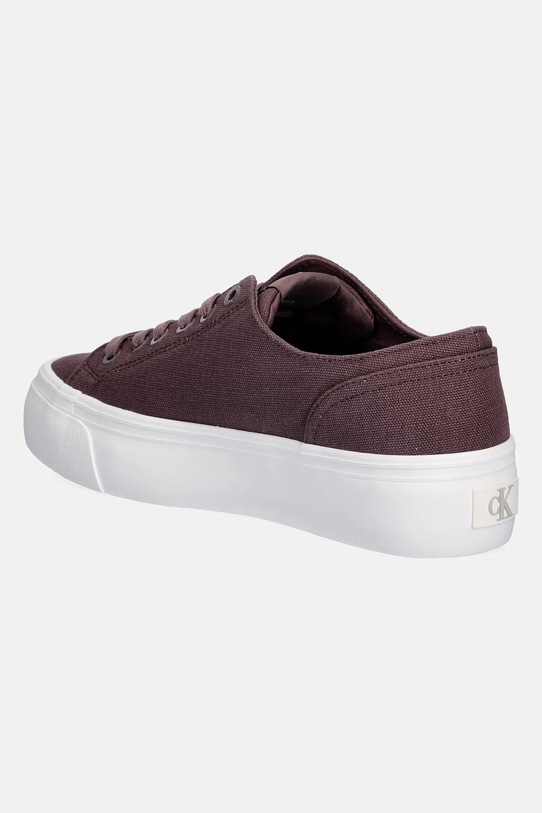 Obuwie Calvin Klein Jeans VULC FLATFORM LOW CV MG tenisówki damskie YW0YW01763 brązowy