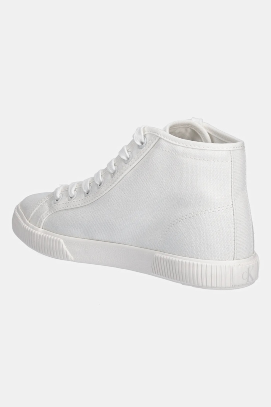 Boty Kecky Calvin Klein Jeans ESS VULC MID CV MG WN YW0YW01761 bílá