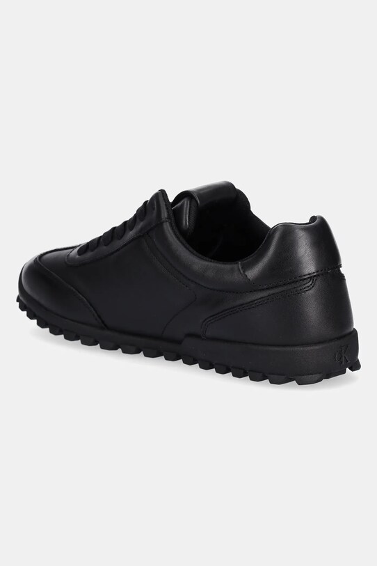 Cipők Calvin Klein Jeans bőr sportcipő LOW PROFILE RUNNER YW0YW01751 fekete