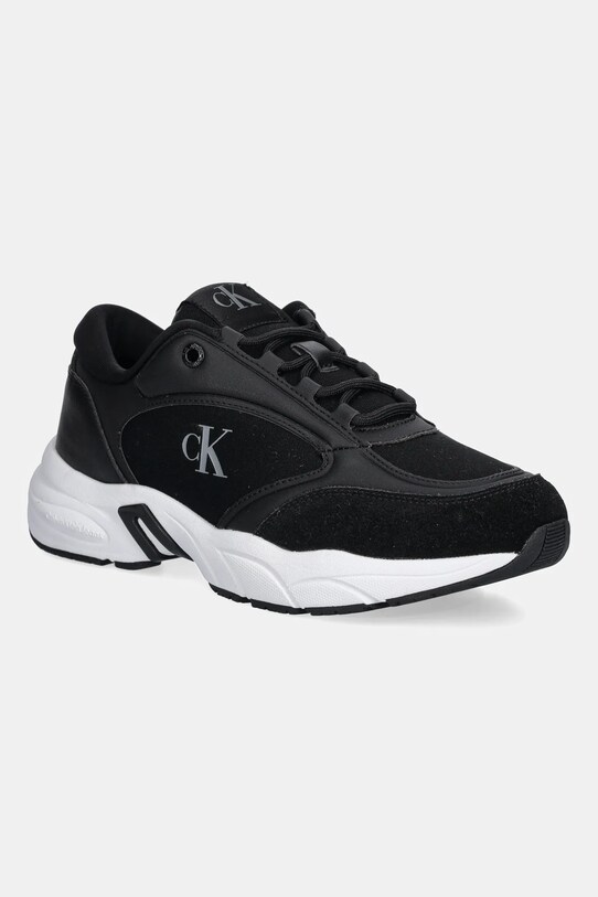 Calvin Klein Jeans sneakersy RETRO TENNIS MG MIX syntetyczny czarny YW0YW01743