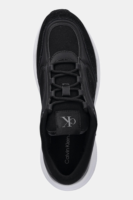 Sneakers boty Calvin Klein Jeans RETRO TENNIS MG MIX černá YW0YW01743