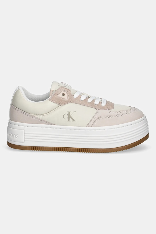 Calvin Klein Jeans sneakers BOLD FLATF LOW LACE MIX YW0YW01742 bej SS25