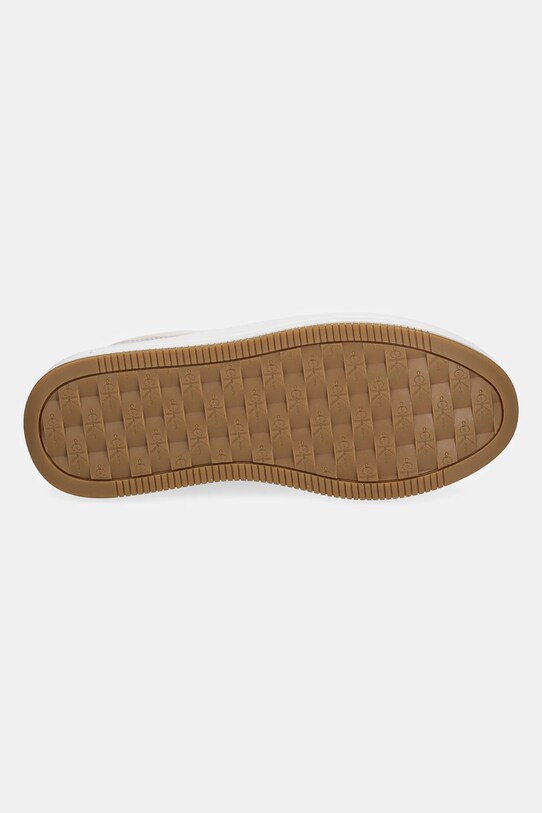 Кросівки Calvin Klein Jeans BOLD FLATF LOW LACE MIX YW0YW01742 бежевий