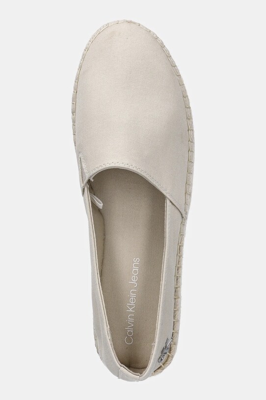 Calvin Klein Jeans espadrile FLATFORM ESPADRILLE MG/HDW bej YW0YW01737