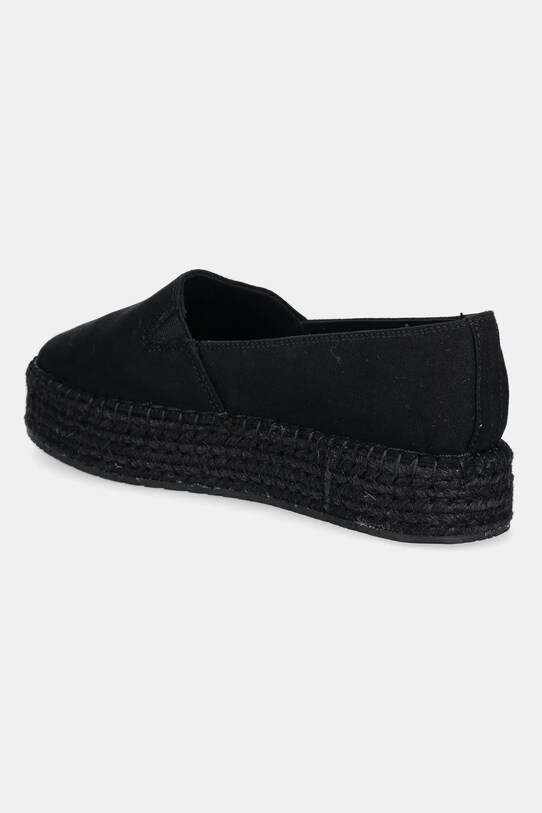 Παπούτσια Εσπαντρίγιες Calvin Klein Jeans FLATFORM ESPADRILLE MG/HDW YW0YW01737 μαύρο
