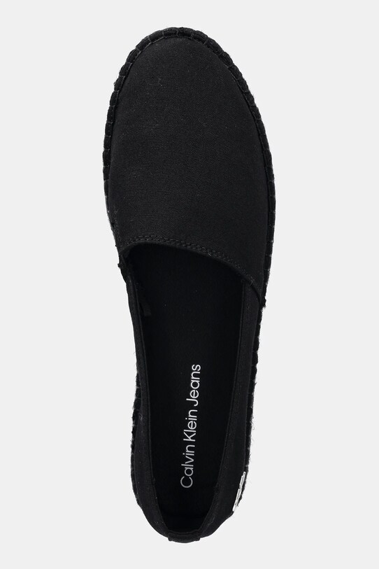 Εσπαντρίγιες Calvin Klein Jeans FLATFORM ESPADRILLE MG/HDW μαύρο YW0YW01737